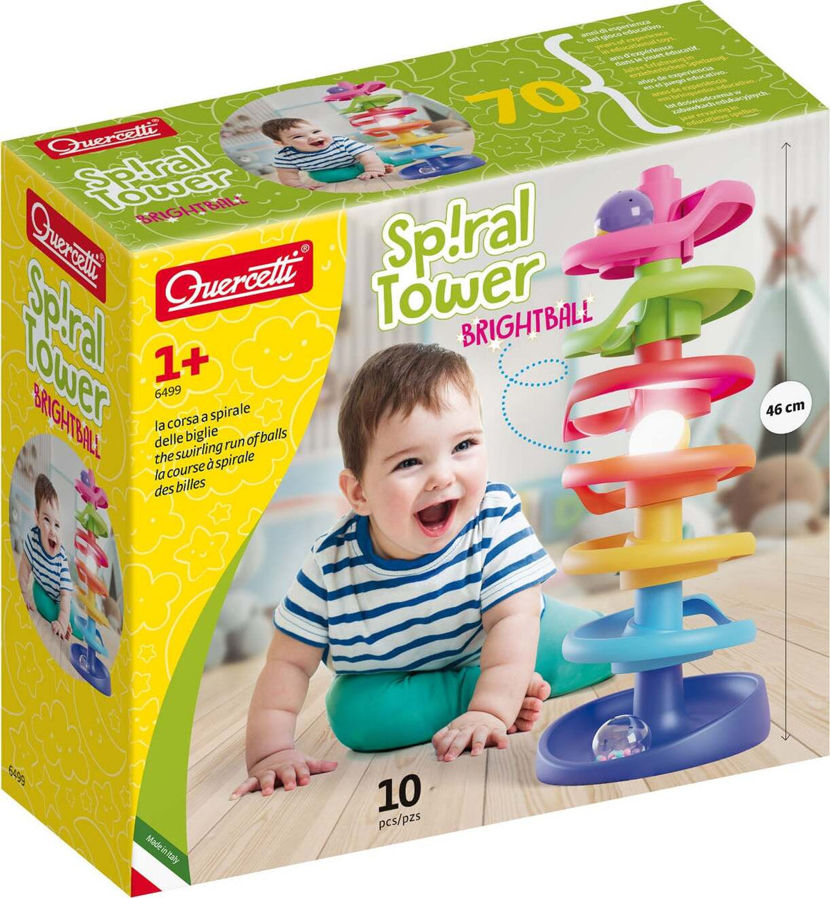 Quercetti Spiral Tower Brightball