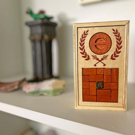True Genius Roman Lock Box Puzzle Gift Box