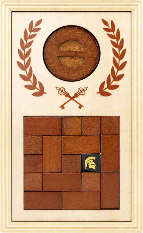 True Genius Roman Lock Box Puzzle Gift Box