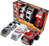 Magnetic Build-A-Truck - Fire and Rescue