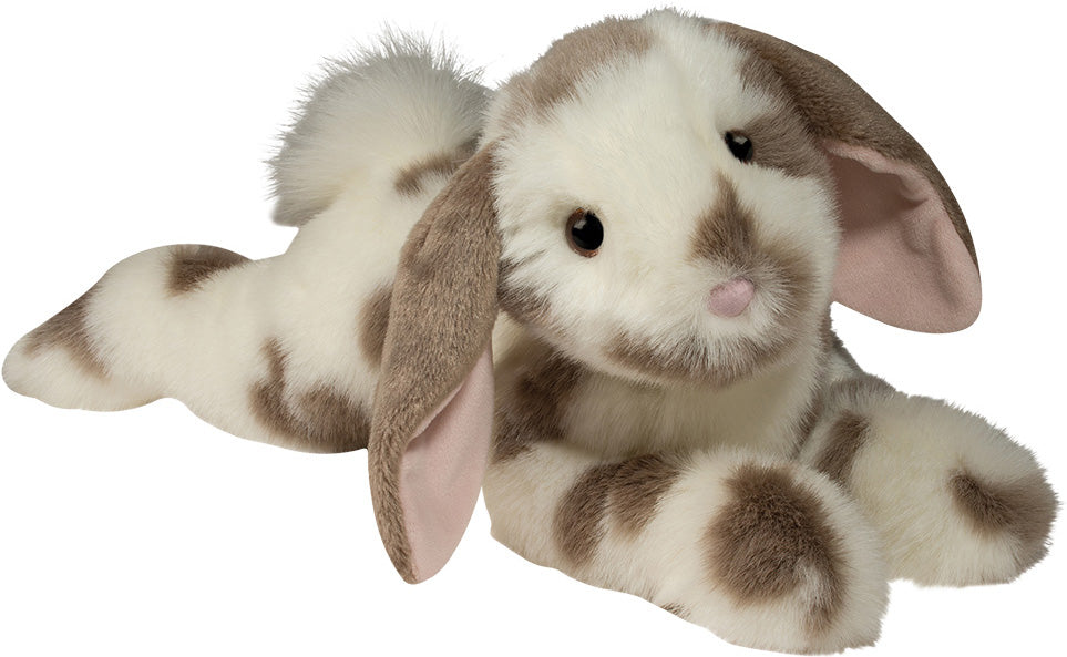 Ramsey Grey Spotted Floppy Bunny - 16"