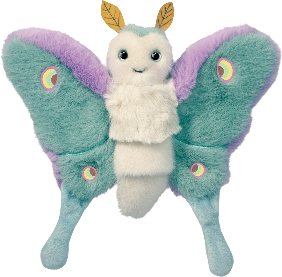 Cuddle Bugs - Juniper Luna Moth Puppet