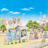 Calico Critters Floating Cloud Rainbow Train