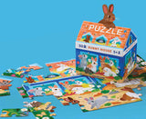 50 pc Bunny House Puzzle