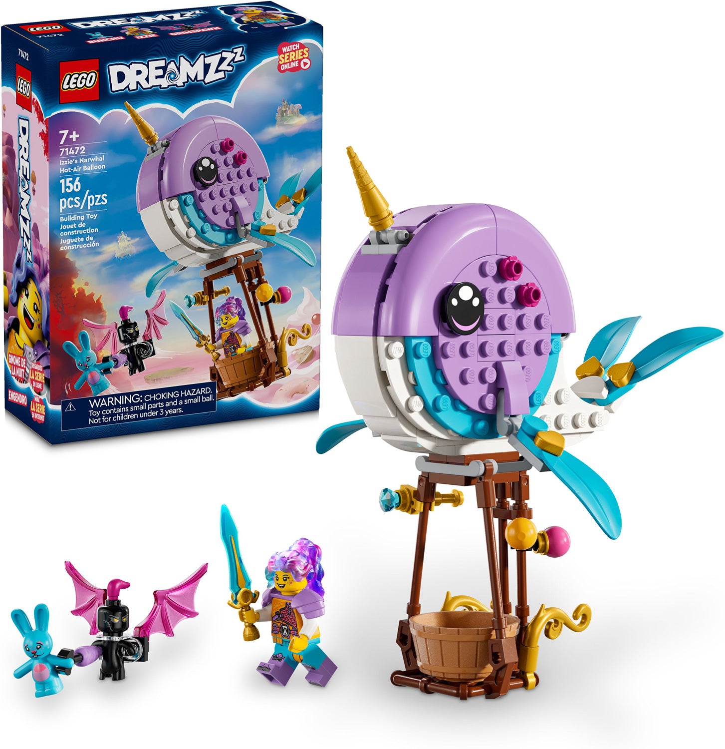 LEGO® DREAMZzz™ Izzie's Narwhal Hot Air Balloon – Fun Stuff Toys