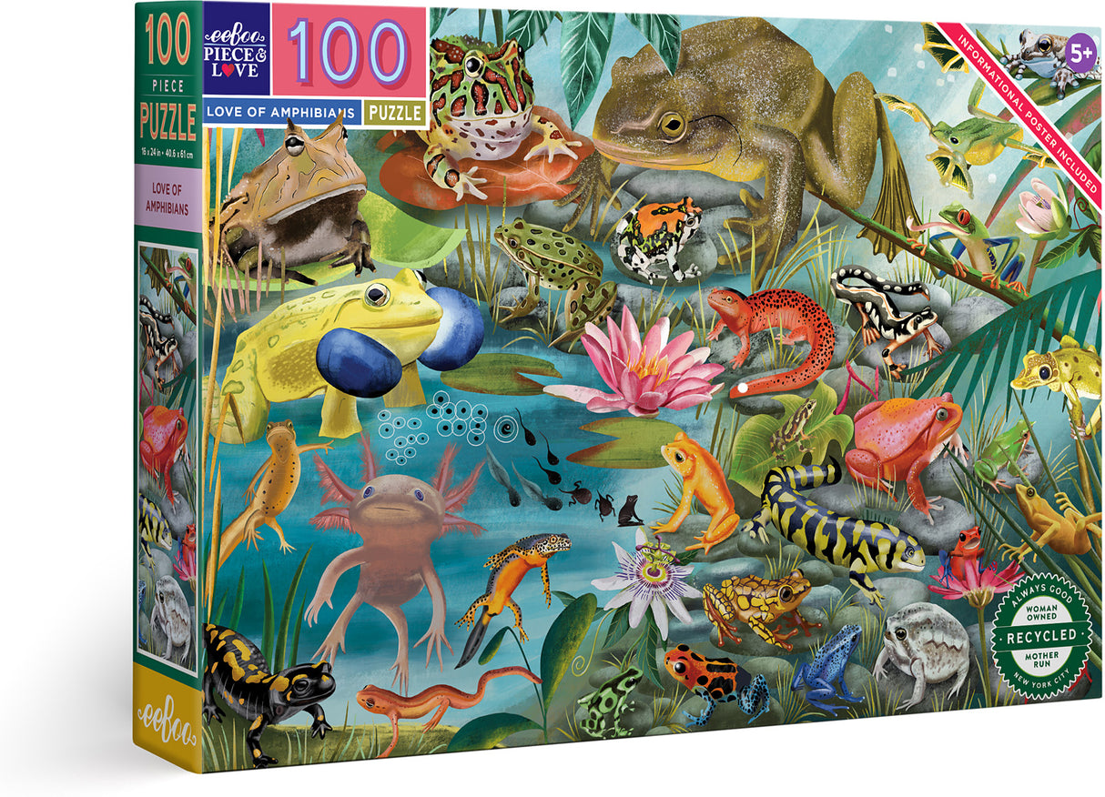 100 pc Love of Amphibians Puzzle