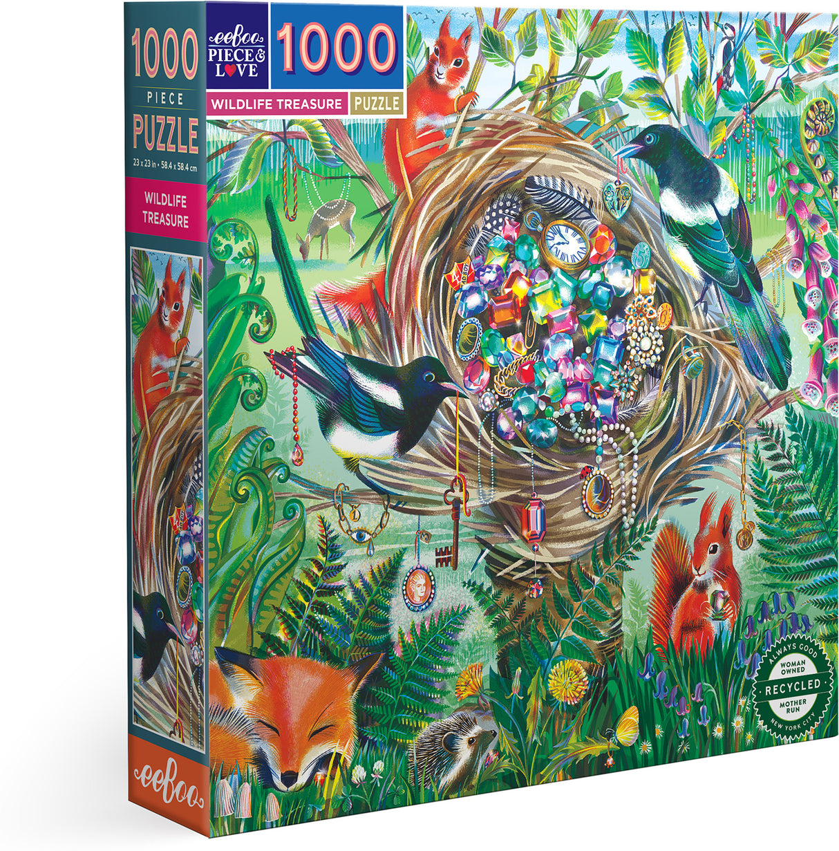 1000 pc Wildlife Treasure Puzzle