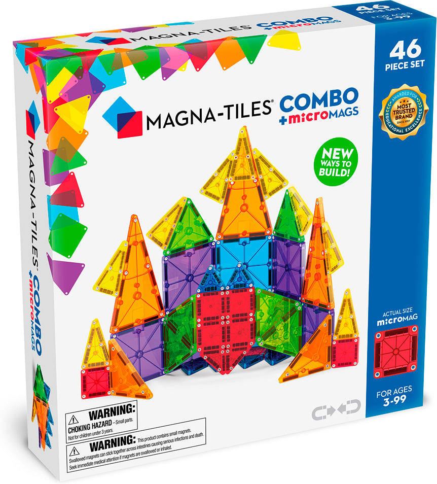 Magna-Tiles® Combo Micro Mags 46 piece set – Fun Stuff Toys