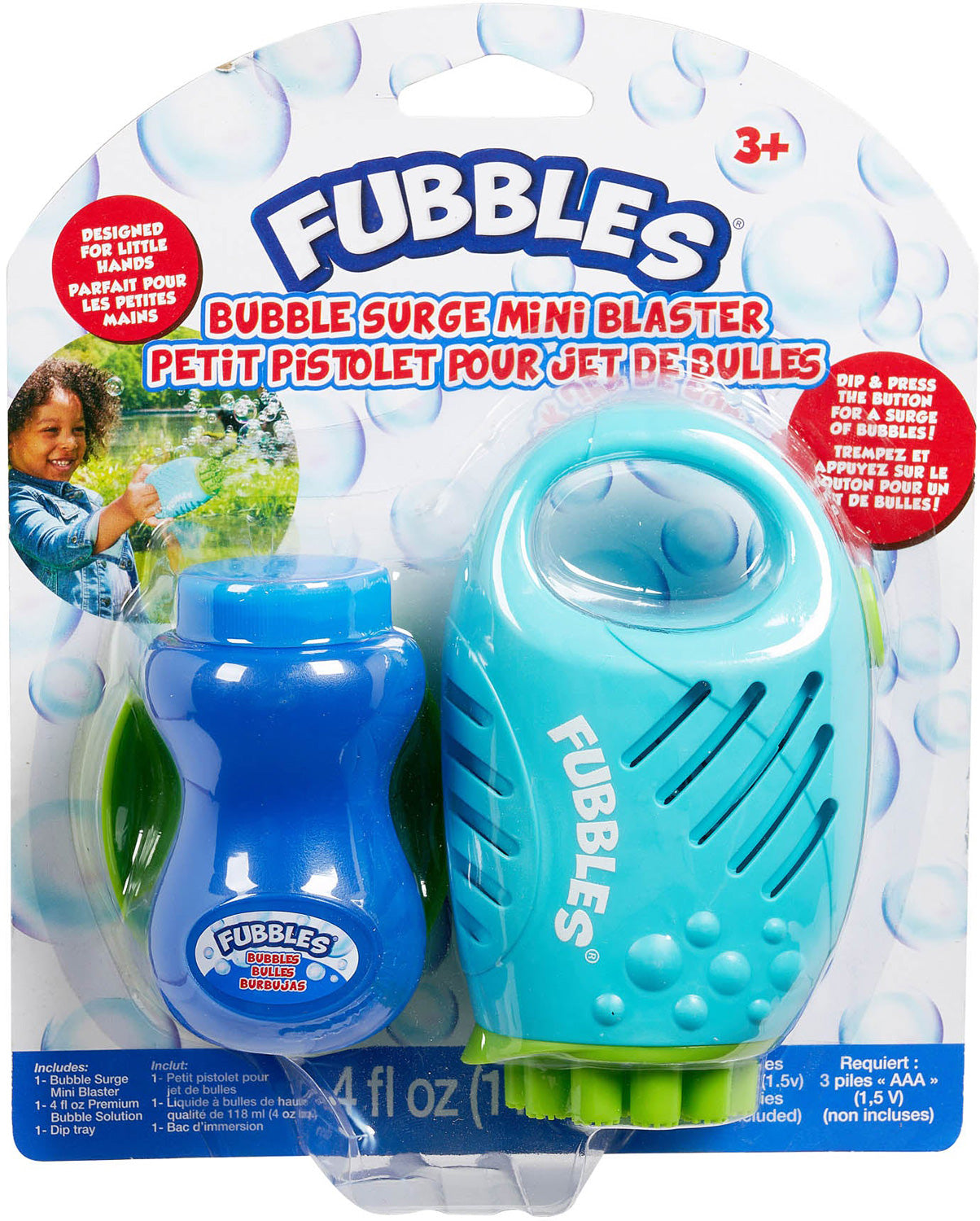 Fubbles Bubble Surge Mini Blaster