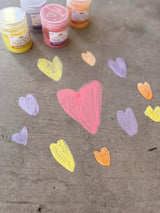DIY Sidewalk Chalk Paint Set