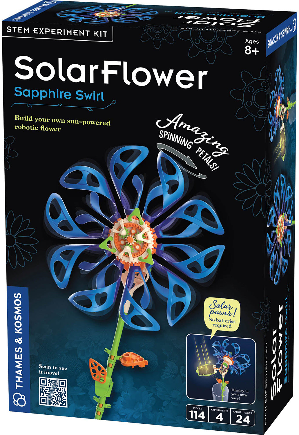 Solar Flower Sapphire Swirl – Fun Stuff Toys