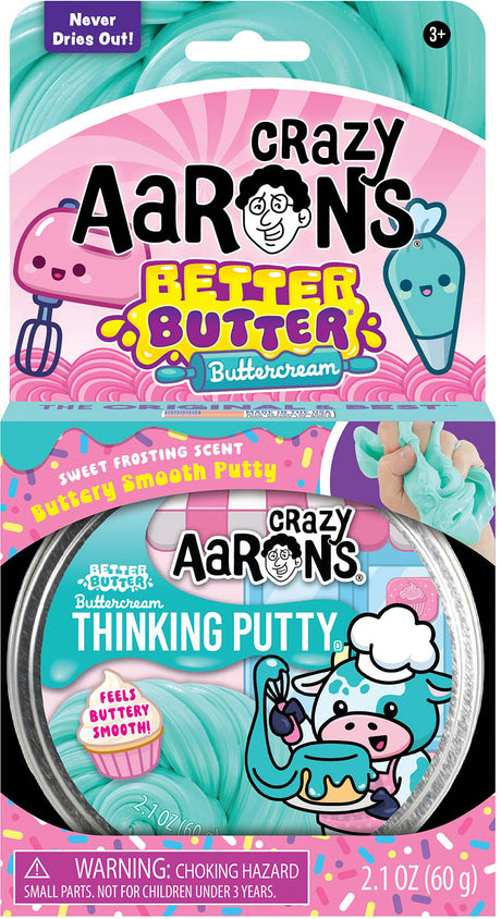 Crazy Aaron's Better Butter Buttercream Scented Thinking Putty