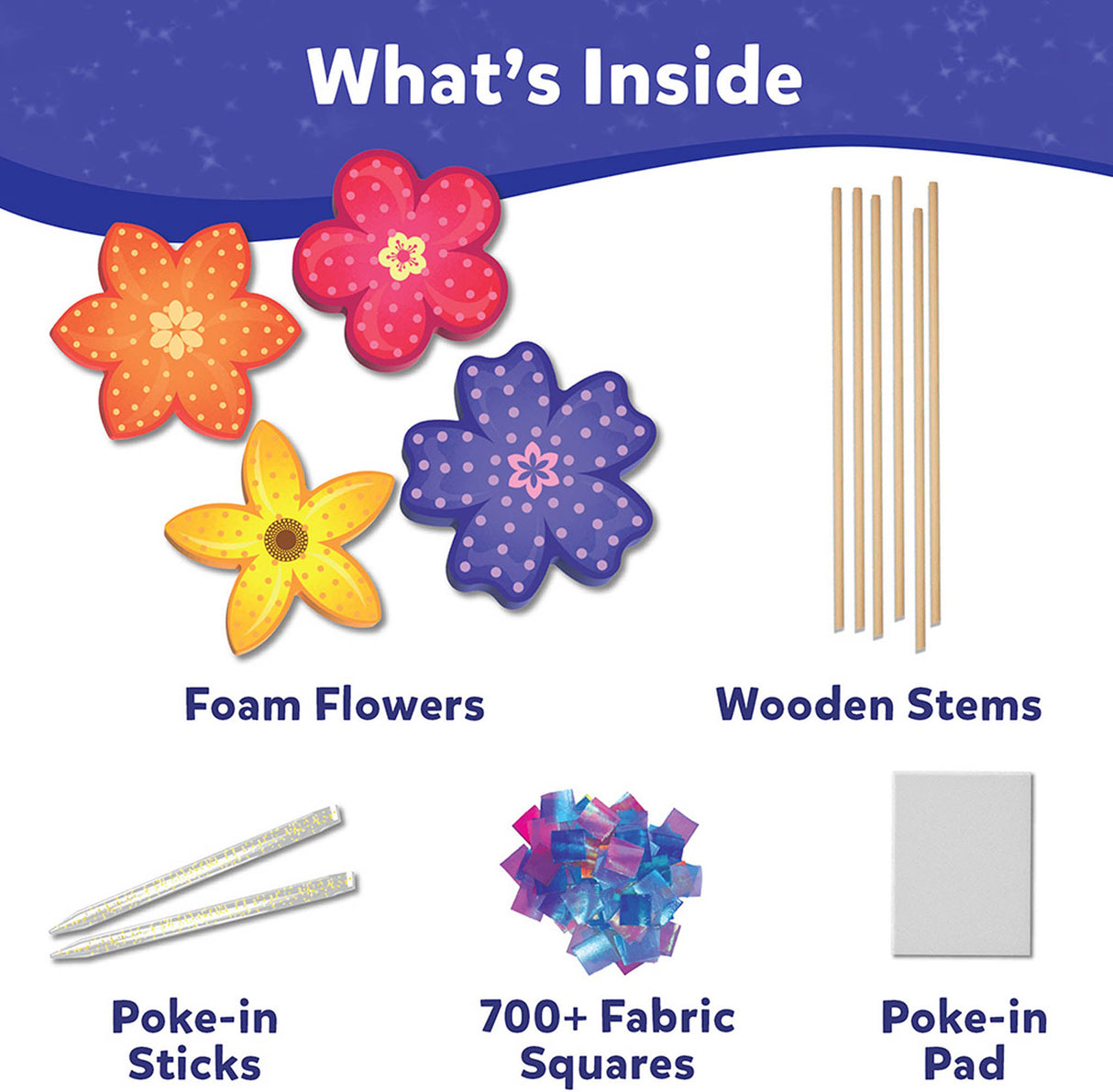 Poke-In Art Flower Bouquet