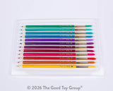 Color Brush Watercolor Pencil & Paintbrush in One Jewel Tones - Set of 12