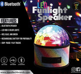 LED Fun Light Speaker - Rainbow Glitter