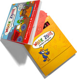 Carry Along Work Zone Coloring Book and Crayon Set