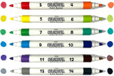 Colortopia: Color by Number Kit with Paint Markers - Epic Adventures