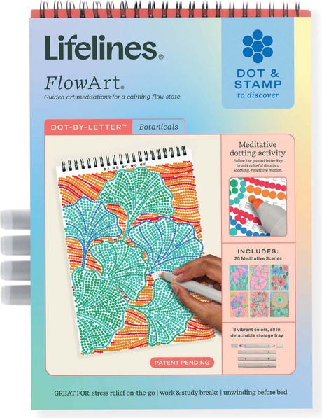 Lifelines FlowArt Dot-By-Letter - Botanicals