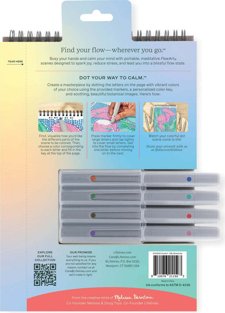 Lifelines FlowArt Dot-By-Letter - Botanicals