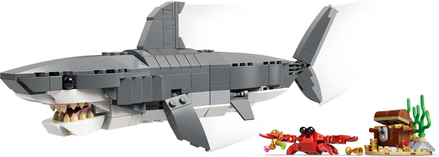 LEGO® Creator 3in1 Fierce Shark with a Treasure Chest – Fun Stuff Toys