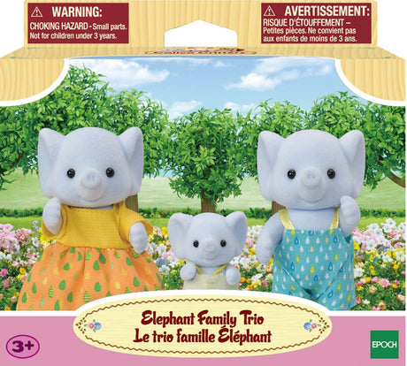 Calico Critters Elephant Family Trio