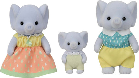Calico Critters Elephant Family Trio