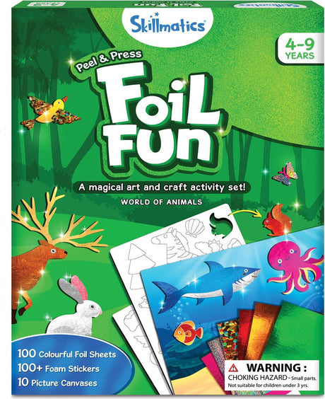 Peel & Press Foil Fun Art Kit - World of Animals