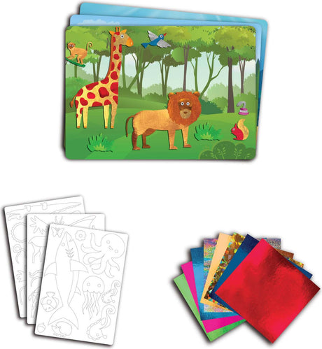 Peel & Press Foil Fun Art Kit - World of Animals