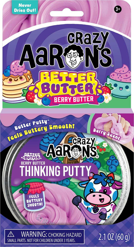 Crazy Aaron's Better Butter Berry Butter Scented Thinking Putty