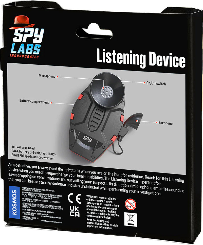 Spy Labs Listening Device – Fun Stuff Toys