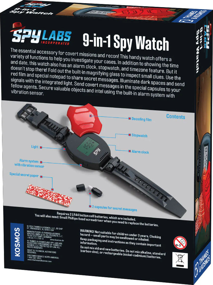 Spy Labs: 9-in-1 Spy Watch