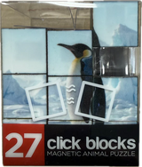 Click Blocks Magnetic 27Pc Animal Puzzle