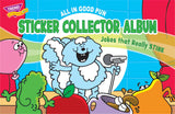 All in Good Pun: Jokes Sticker Collector Album Sticker Collector Albums, 16 pages, 8.5" x 5.5"