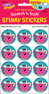 Cherry-Good! - Cherry Punch scent Retro Stinky Stickers® (24 ct.)