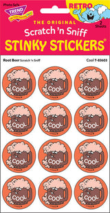 Cool - Root Beer scent Retro Stinky Stickers® (24 ct.)