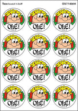 Olé! - Taco scent Retro Stinky Stickers® (24 ct.)