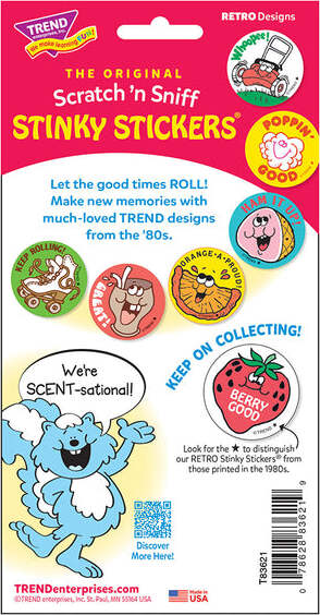 Tear-ific! - Onion scent Retro Stinky Stickers® (24 ct.)