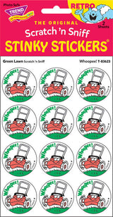 Whoopee! - Green Lawn scent Retro Stinky Stickers® (24 ct.)