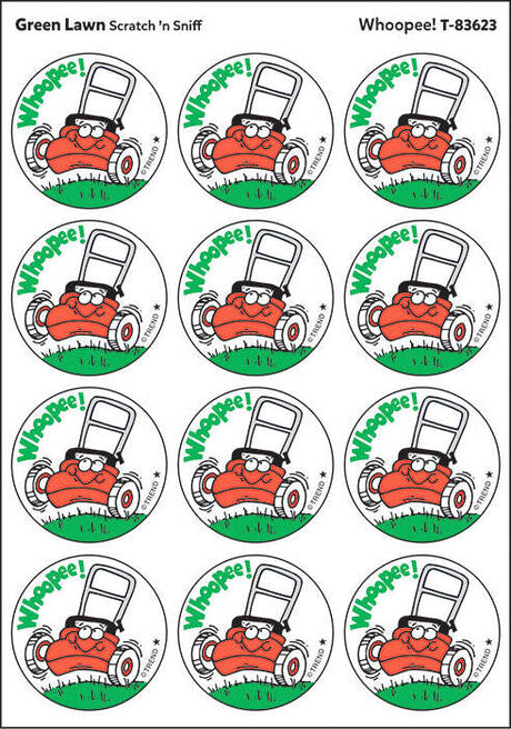 Whoopee! - Green Lawn scent Retro Stinky Stickers® (24 ct.)