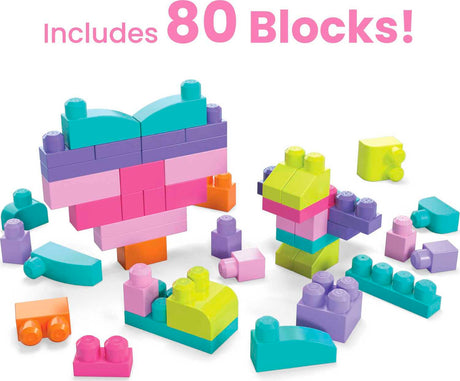 Mega Bloks First Builders Big Building Bag Pink 