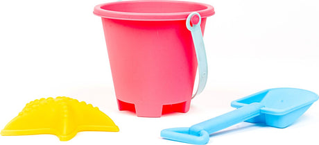 3pc Pink Sand Bucket Set