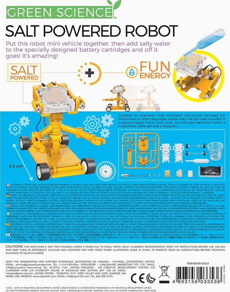 S4M Green Science Salt Powered Robot 