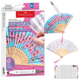 Cherry Blossom Paper Fan Coloring