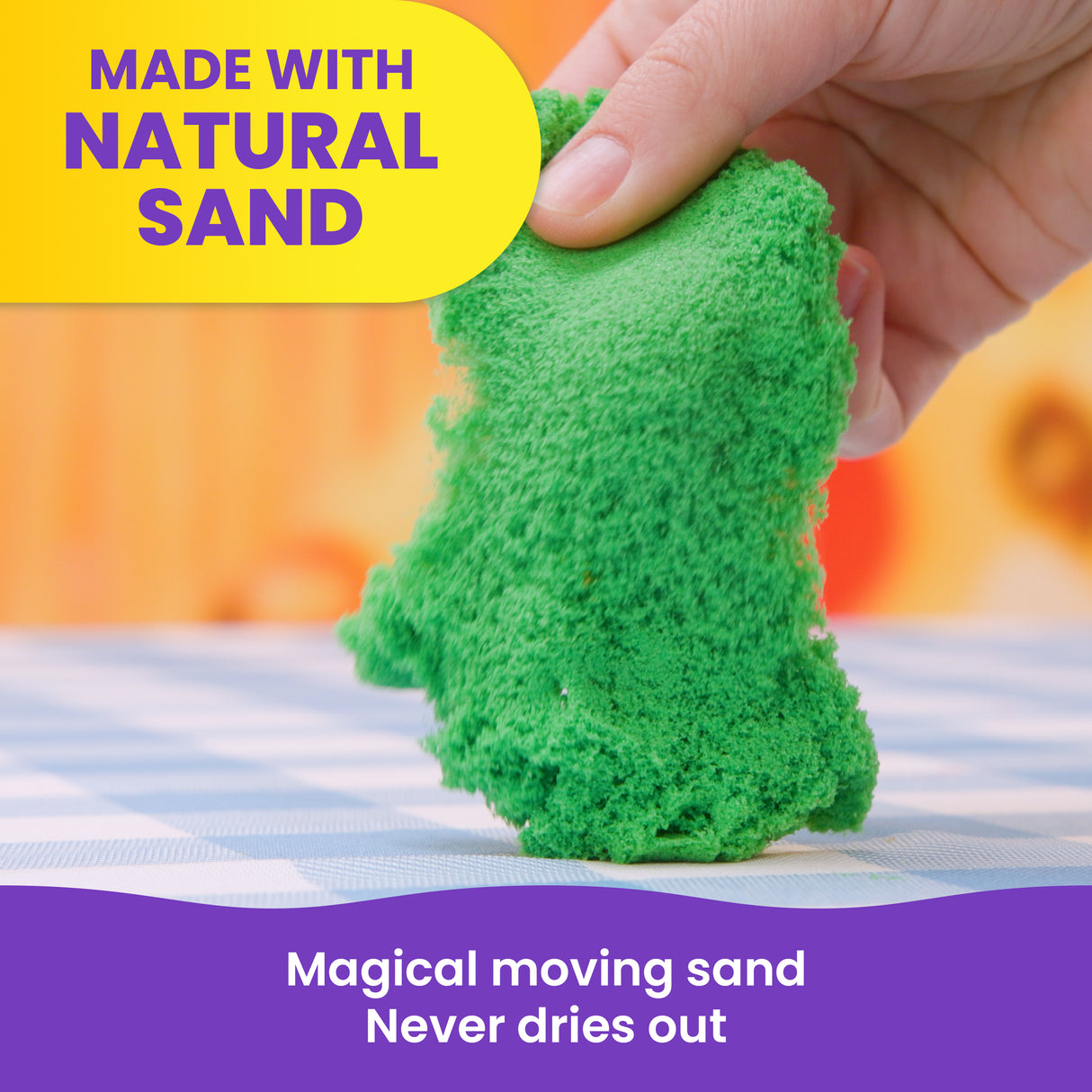 Kinetic Sand Squish Pizza