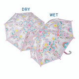 Color Change Rainbow Unicorn Umbrella