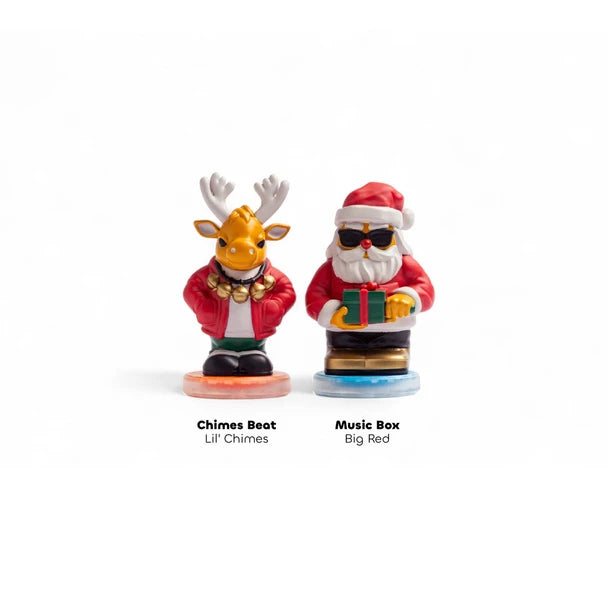 Santa & Deer Playing Jingle Bells