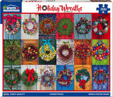 Holiday Wreaths - 500 Piece - White Mountain Puzzles