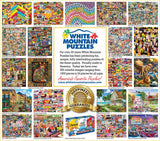 Holiday Wreaths - 500 Piece - White Mountain Puzzles