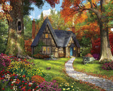 Autumn Cottage - 1000 Piece - White Mountain Puzzles