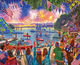 4th Fireworks - 1000 Piece - White Mountain Puzzles